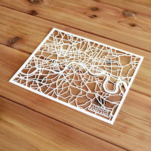 Load image into Gallery viewer, London United Kingdom Papercut Map Art