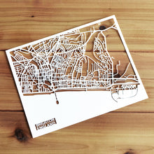 Load image into Gallery viewer, Map of Brighton England | Papercut Map Art | UK Travel Gift Ideas | Brighton City Map | Map Wall Art | Brighton Map | England Map | UK Papercut City Maps