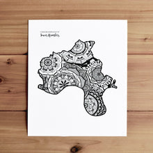 Load image into Gallery viewer, Map of London Borough of Tower Hamlets | Map of Tower Hamlets London | Map Art | Travel Gift Ideas | London Borough of Tower Hamlets City Map | Map Wall Art | London Borough of Tower Hamlets Map