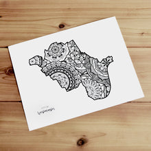 Load image into Gallery viewer, Map of London Borough of City of Westminster | Map of City of Westminster London | Map Art | Travel Gift Ideas | London Borough City Map | Map Wall Art | City of Westminster Map | London Map