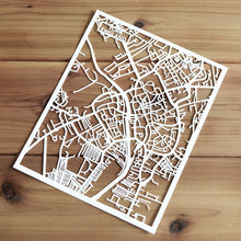 Load image into Gallery viewer, Map of York England | Papercut Map Art | UK Travel Gift Ideas | York City Map | Map Wall Art | York Map | England Map | UK Papercut City Maps