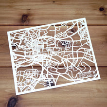 Load image into Gallery viewer, Map of Glasgow Scotland | Papercut Map Art | Travel Gift Ideas | Glasgow City Map | Map Wall Art | Glasgow Map | Scotland Map | Scotland Papercut City Maps
