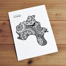 Load image into Gallery viewer, Map of London Borough of Tower Hamlets | Map of Tower Hamlets London | Map Art | Travel Gift Ideas | London Borough of Tower Hamlets City Map | Map Wall Art | London Borough of Tower Hamlets Map