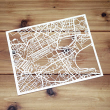 Load image into Gallery viewer, Map of Edinburgh Scotland | Papercut Map Art | Travel Gift Ideas | Edinburgh City Map | Map Wall Art | Edinburgh Map | Scotland Map | Scotland Papercut City Maps