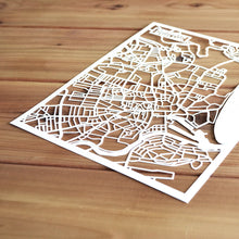 Load image into Gallery viewer, Map of Aberdeen Scotland | Papercut Map Art | Travel Gift Ideas | Aberdeen City Map | Map Wall Art | Aberdeen Map | Scotland Map | Scotland Papercut City Maps