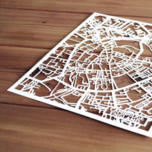 Load image into Gallery viewer, Map of Cambridge England | Papercut Map Art | UK Travel Gift Ideas | Cambridge City Map | Map Wall Art | Cambridge Map | England Map | UK Papercut City Maps