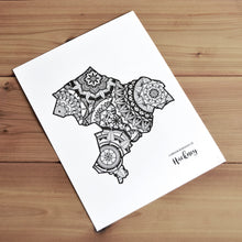 Load image into Gallery viewer, Map of London Borough of Hackney | Map of Hackney London | Map Art | Travel Gift Ideas | London Borough of Hackney City Map | Map Wall Art | London Borough of Hackney Map