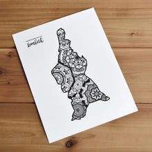 Load image into Gallery viewer, Map of London Borough of Lambeth | Map of Lambeth London | Map Art | Travel Gift Ideas | London Borough of Lambeth City Map | Map Wall Art | London Borough of Lambeth Map