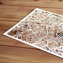 Load image into Gallery viewer, Map of Birmingham England | Papercut Map Art | UK Travel Gift Ideas | Birmingham City Map | Map Wall Art | Birmingham Map | England Map | UK Papercut City Maps