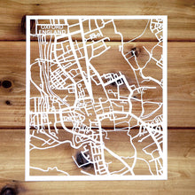 Load image into Gallery viewer, Map of Oxford England | Papercut Map Art | UK Travel Gift Ideas | Oxford City Map | Map Wall Art | Oxford Map | England Map | UK Papercut City Maps