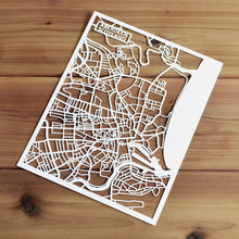 Load image into Gallery viewer, Map of Aberdeen Scotland | Papercut Map Art | Travel Gift Ideas | Aberdeen City Map | Map Wall Art | Aberdeen Map | Scotland Map | Scotland Papercut City Maps