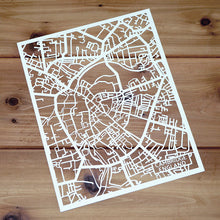 Load image into Gallery viewer, Map of Cambridge England | Papercut Map Art | UK Travel Gift Ideas | Cambridge City Map | Map Wall Art | Cambridge Map | England Map | UK Papercut City Maps