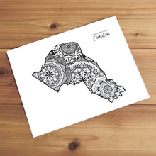 Load image into Gallery viewer, Map of London Borough of Camden | Map Art | Travel Gift Ideas | London Borough of Camden City Map | Map Wall Art | London Borough of Camden Map