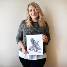 Load image into Gallery viewer, Map of London Borough of Lewisham | Map of Lewisham London | Map Art | Travel Gift Ideas | London Borough of Lewisham City Map | Map Wall Art | London Borough of Lewisham Map