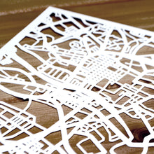Load image into Gallery viewer, Map of Glasgow Scotland | Papercut Map Art | Travel Gift Ideas | Glasgow City Map | Map Wall Art | Glasgow Map | Scotland Map | Scotland Papercut City Maps