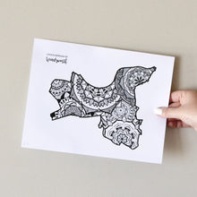 Load image into Gallery viewer, Map of London Borough of Wandsworth | Map of Wandsworth London | Map Art | Travel Gift Ideas | London Borough of Wandsworth City Map | Map Wall Art | London Borough of Wandsworth Map