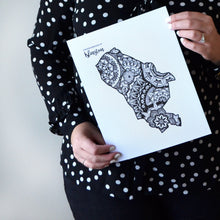 Load image into Gallery viewer, Map of London Borough of Islington | Map of Islington London | Map Art | Travel Gift Ideas | London Borough of Islington City Map | Map Wall Art | London Borough of Islington Map