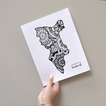 Load image into Gallery viewer, Map of London Borough of Southwark | Map of Southwark London | Map Art | Travel Gift Ideas | London Borough of Southwark City Map | Map Wall Art | London Borough of Southwark Map