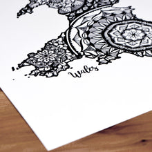 Load image into Gallery viewer, Map of Wales | Map Art | Travel Gift Ideas | Wales City Map | Map Wall Art | Wales Map