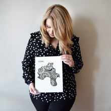 Load image into Gallery viewer, Map of London Borough of Tower Hamlets | Map of Tower Hamlets London | Map Art | Travel Gift Ideas | London Borough of Tower Hamlets City Map | Map Wall Art | London Borough of Tower Hamlets Map