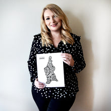 Load image into Gallery viewer, Map of London Borough of Lambeth | Map of Lambeth London | Map Art | Travel Gift Ideas | London Borough of Lambeth City Map | Map Wall Art | London Borough of Lambeth Map