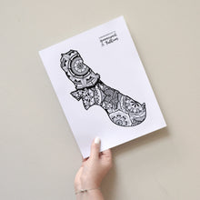 Load image into Gallery viewer, Map of London Borough of Hammersmith and Fulham | Map of Hammersmith and Fulham London | Map Art | Travel Gift Ideas | London Borough of Hammersmith and Fulham City Map | Map Wall Art | London Borough of Hammersmith and Fulham Map