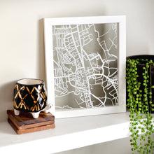 Load image into Gallery viewer, Map of Oxford England | Papercut Map Art | UK Travel Gift Ideas | Oxford City Map | Map Wall Art | Oxford Map | England Map | UK Papercut City Maps
