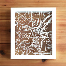 Load image into Gallery viewer, Map of Belfast Northern Ireland | Papercut Map Art | Travel Gift Ideas | Belfast City Map | Map Wall Art | Belfast Map | Northern Ireland Map | Northern Ireland Papercut City Maps
