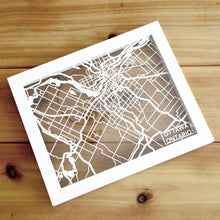 Load image into Gallery viewer, Ottawa, Ontario, Canada Papercut Map Art