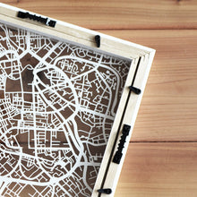 Load image into Gallery viewer, Map of Manchester England | Papercut Map Art | UK Travel Gift Ideas | Manchester City Map | Map Wall Art | Manchester Map | England Map | UK Papercut City Maps