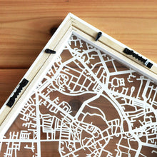 Load image into Gallery viewer, Map of Cambridge England | Papercut Map Art | UK Travel Gift Ideas | Cambridge City Map | Map Wall Art | Cambridge Map | England Map | UK Papercut City Maps