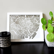 Load image into Gallery viewer, Map of Cardiff Wales | Papercut Map Art | UK Travel Gift Ideas | Cardiff City Map | Map Wall Art | Cardiff Map | Wales Map | UK Papercut City Maps