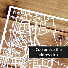 Load image into Gallery viewer, Custom Map Papercut - Choose Your Own Location