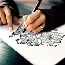 Load image into Gallery viewer, australia coloring pages | Coloring pages for adults | Coloring pages for kids | australia map coloring sheets | australia map coloring page | australia coloring page