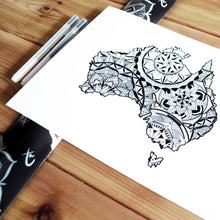Load image into Gallery viewer, Map of Australia | Map Art | Travel Gift Ideas | Australia City Map | Map Wall Art | Australia Map