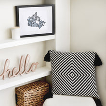 Load image into Gallery viewer, Map of Canada | Map Art | Travel Gift Ideas | Canada City Map | Map Wall Art | Canadian provinces of Canada