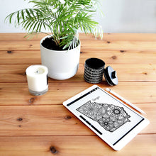 Load image into Gallery viewer, georgia usa coloring pages | state map coloring pages for adults | Coloring pages for kids | georgia usa map coloring sheets | state map coloring page | united states coloring page | united states of america | map of america