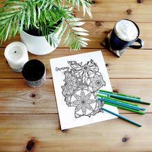 Load image into Gallery viewer, adult coloring pages | Coloring pages for adults | Coloring pages for kids | germany map coloring sheets | germany map coloring page | germany coloring page