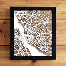 Load image into Gallery viewer, Custom Map Papercut - Choose Your Own Location