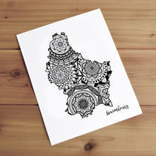 Load image into Gallery viewer, Map of Luxembourg | Map Art | Travel Gift Ideas | Luxembourg City Map | Map Wall Art | Luxembourg Map