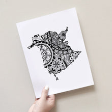 Load image into Gallery viewer, Map of New Brunswick Canada | Map Art | Travel Gift Ideas | New Brunswick City Map | Map Wall Art | Canadian provinces of Canada