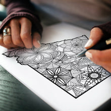 Load image into Gallery viewer, new south wales australia coloring pages | Coloring pages for adults | Coloring pages for kids | australia map coloring sheets | australia map coloring page | australia coloring page