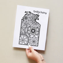 Load image into Gallery viewer, northern territory australia coloring pages | Coloring pages for adults | Coloring pages for kids | australia map coloring sheets | australia map coloring page | australia coloring page