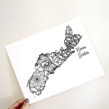 Load image into Gallery viewer, nova scotia canada coloring pages | Coloring pages for adults | Coloring pages for kids | canada map coloring sheets | nova scotia map coloring page | canadian provinces coloring page