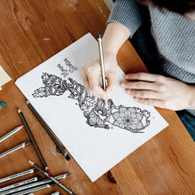 Load image into Gallery viewer, canada coloring pages | Coloring pages for adults | Coloring pages for kids | canada map coloring sheets | canada map coloring page | canadian provinces coloring page