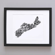 Load image into Gallery viewer, Map of Nova Scotia Canada | Map Art | Travel Gift Ideas | Nova Scotia City Map | Map Wall Art | Canadian provinces of Canada