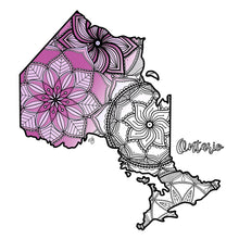 Load image into Gallery viewer, ontario canada coloring pages | Coloring pages for adults | Coloring pages for kids | canada map coloring sheets | ontario map coloring page | canadian provinces coloring page
