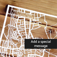 Load image into Gallery viewer, Custom Map Papercut - Choose Your Own Location