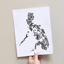 Load image into Gallery viewer, Map of Philippines | Map Art | Travel Gift Ideas | Philippines City Map | Map Wall Art | Philippines Map