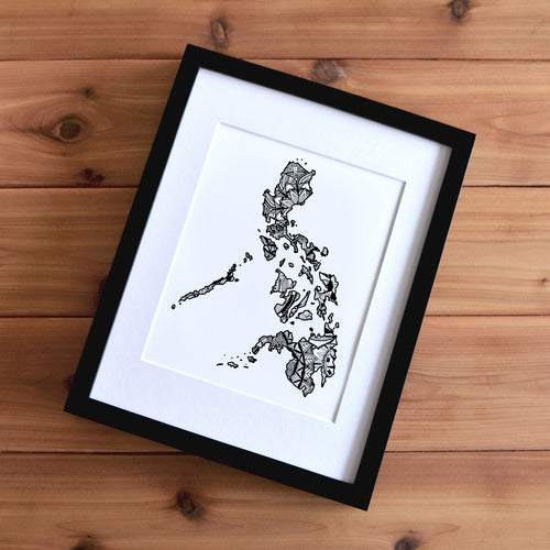 Map of Philippines | Map Art | Travel Gift Ideas | Philippines City Map | Map Wall Art | Philippines Map